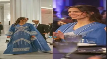 الأميرة رجوة الحسين تظهر بإطلالة أنيقة تعكس مزيجاً من الرقي والحداثة في احتفال اليوبيل الماسي 1